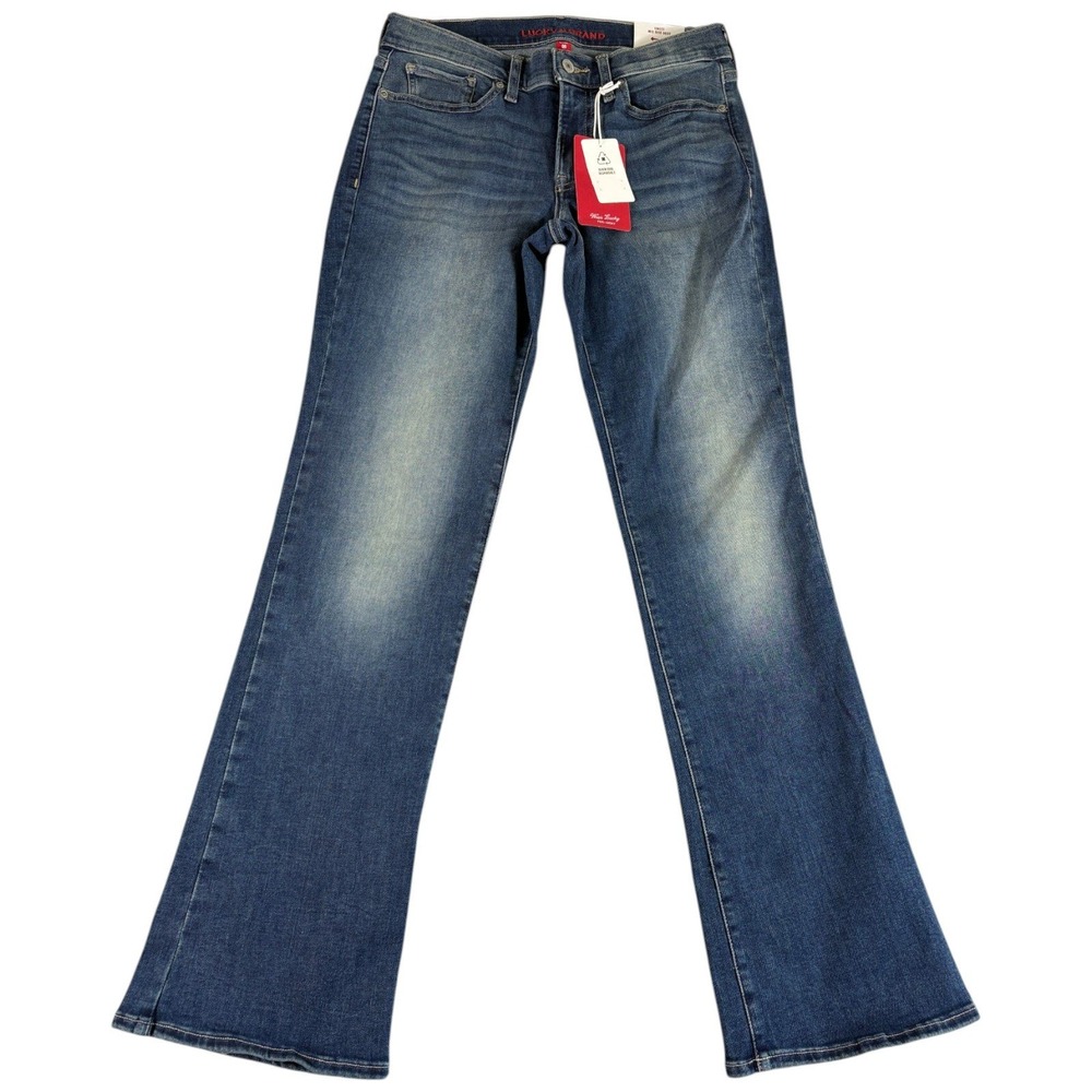 Lucky Brand Sweet Mid Rise Bootcut Jeans Womens 6/28R Blue Denim Washed Stretch